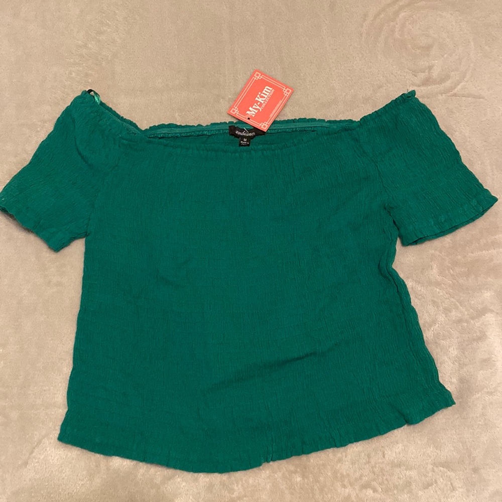 Green Crop Top